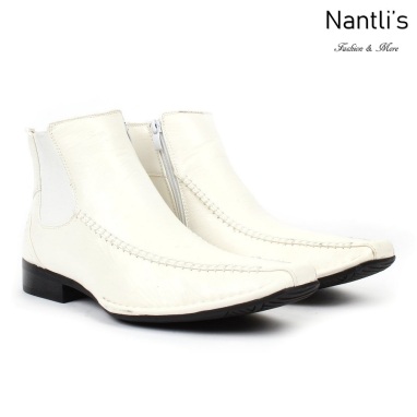 BE-D619 White Zapatos por Mayoreo Wholesale Mens shoes Nantlis Bonafini Shoes