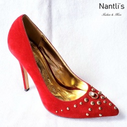 Zapatos de Mujer MC-Geraldina Red Women Shoes Nantlis Mayoreo Wholesale