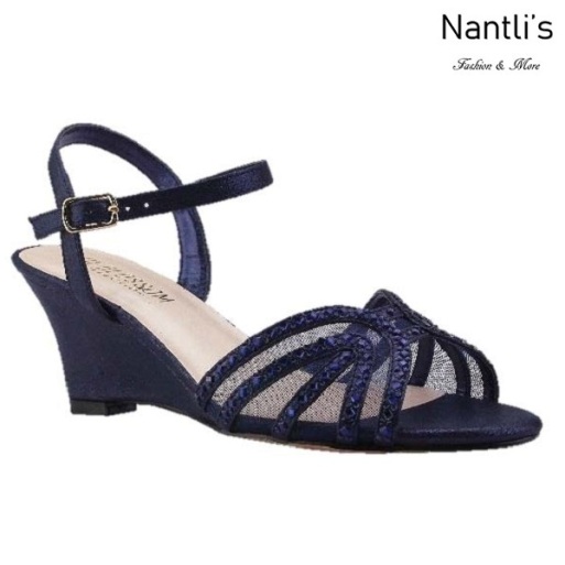 BL-Field-18 Navy Zapatos de Mujer Mayoreo Wholesale Women Wedges Shoes Nantlis