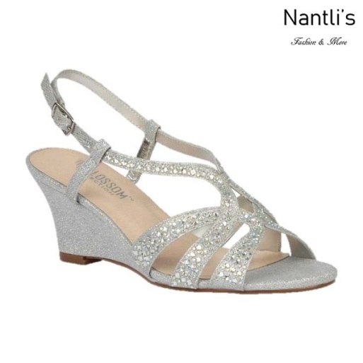 BL-Field-30 Silver Zapatos de Mujer Mayoreo Wholesale Women Wedges Shoes Nantlis