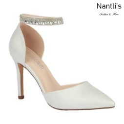 BL-Renzo-65B White Zapatos de Mujer Mayoreo Wholesale Women Heels Bridal Shoes Nantlis