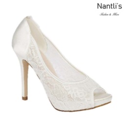 BL-Bonnie-10B White Zapatos de novia Mayoreo Wholesale Women Heels Shoes Nantlis Bridal shoes