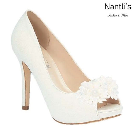 BL-Lavinia-1B White Zapatos de novia Mayoreo Wholesale Women Heels Shoes Nantlis Bridal shoes