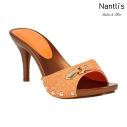 BL-Vote-70 Orange Zapatos de Mujer Mayoreo Wholesale Women Heels Shoes Nantlis