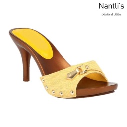 BL-Vote-70 Yellow Zapatos de Mujer Mayoreo Wholesale Women Heels Shoes Nantlis
