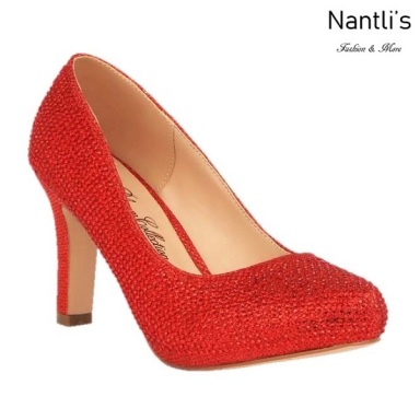 BL-Jonny-10 Red Zapatos de Mujer elegantes Tacon medio Mayoreo Wholesale Womens Mid-Heels Fancy Shoes Nantlis