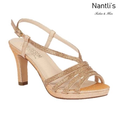 BL-Nicole-16 Rose Gold Zapatos de Mujer elegantes Tacon medio Mayoreo Wholesale Womens Mid-Heels Fancy Shoes Nantlis