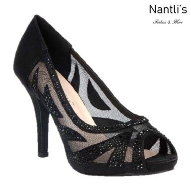BL-Robin-262 Black Zapatos de Mujer elegantes Tacon medio Mayoreo Wholesale Womens Mid-Heels Fancy Shoes Nantlis