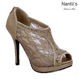 BL-Yael-9 Brown Zapatos de Mujer elegantes Tacon medio Mayoreo Wholesale Womens Mid-Heels Fancy Shoes Nantlis