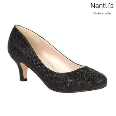 BL-Bertha-3 Black Zapatos de Mujer elegantes Tacon bajo Mayoreo Wholesale Womens Low-Heels Fancy Shoes Nantlis