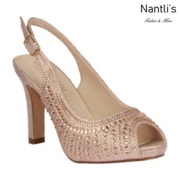 BL-Jonny-22 Rose Gold Zapatos de Mujer elegantes Tacon bajo Mayoreo Wholesale Womens Low-Heels Fancy Shoes Nantlis