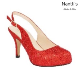 BL-Roma-14X Red Zapatos de Mujer elegantes Tacon bajo Mayoreo Wholesale Womens Low-Heels Fancy Shoes Nantlis