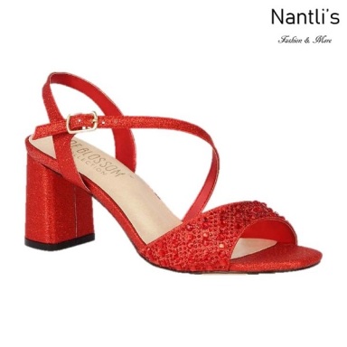BL-Sofia-60 Red Zapatos de Mujer elegantes Tacon bajo Mayoreo Wholesale Womens Low-Heels Fancy Shoes Nantlis