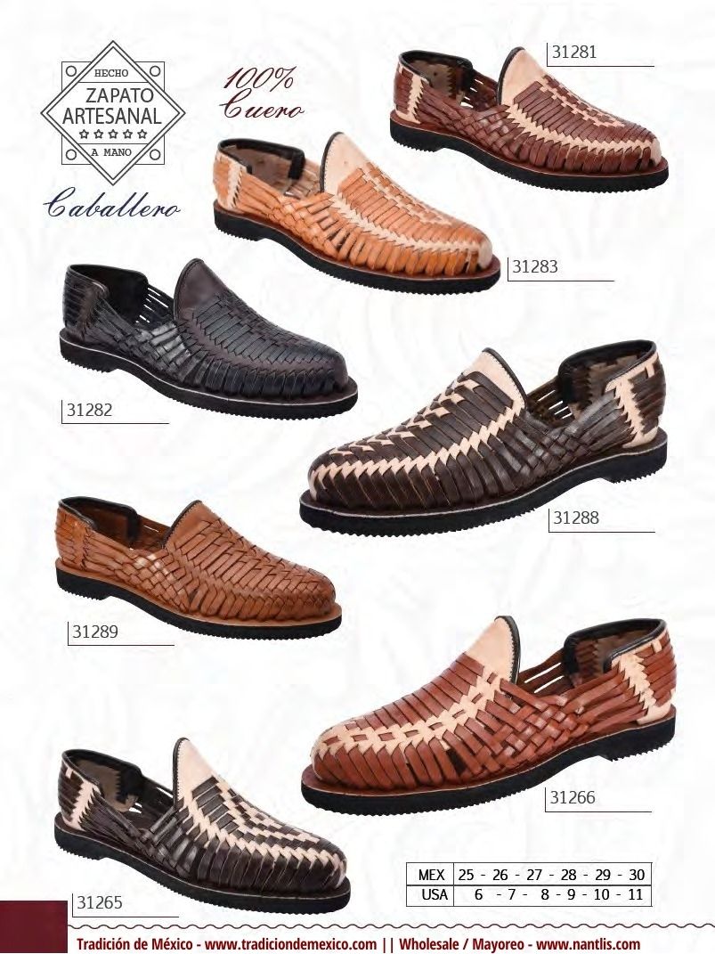 Nantlis Vol TM28 Zapatos Huaraches Cintos Carteras de piel Mayoreo Page 12