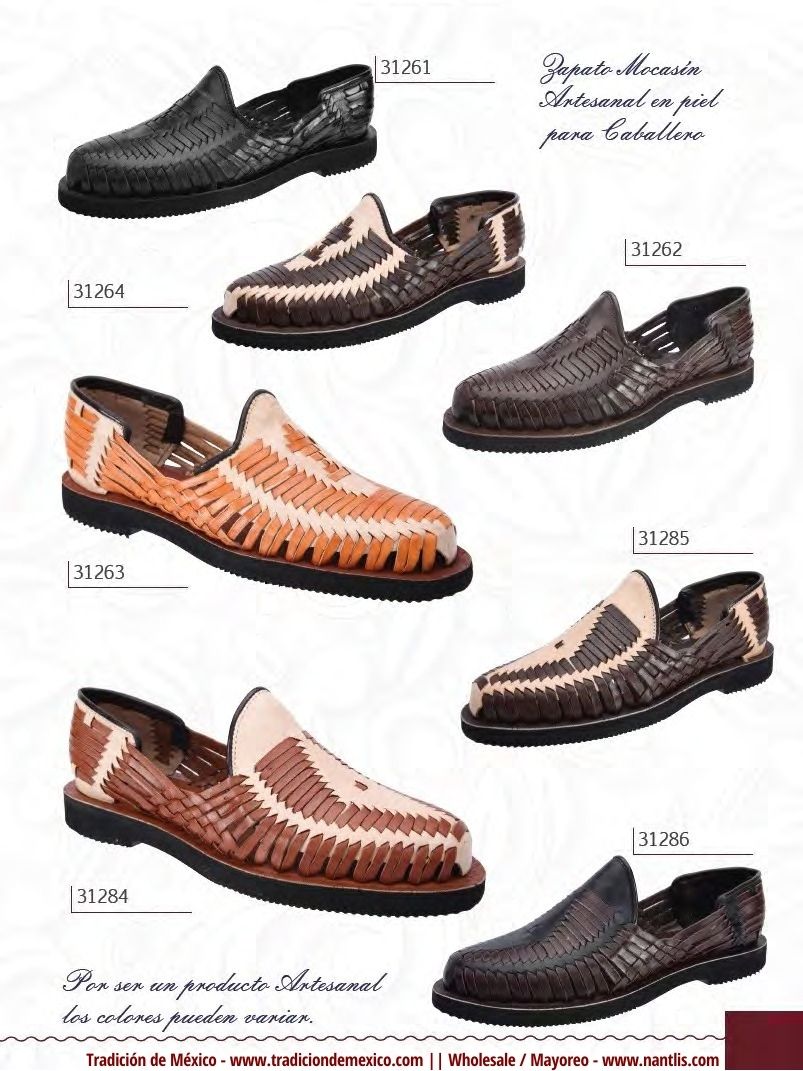 Nantlis Vol TM28 Zapatos Huaraches Cintos Carteras de piel Mayoreo Page 13